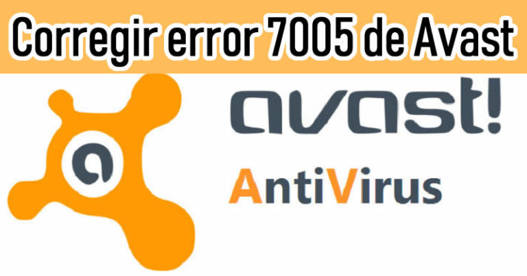 Error 7005 Avast