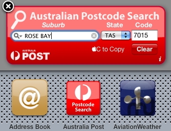 Australia Post Widget 1.7.0 de Paul Schaap