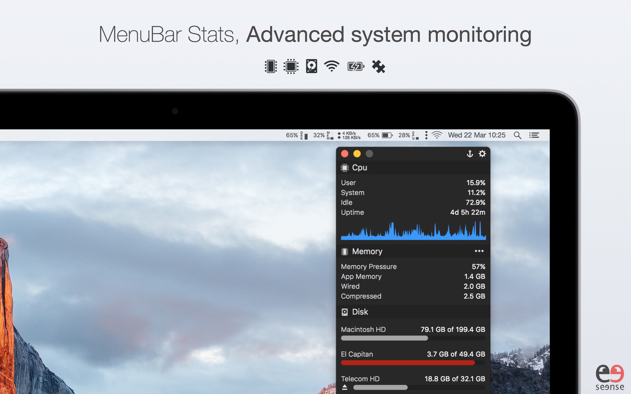 MenuBar Stats 2.2.6 de seense