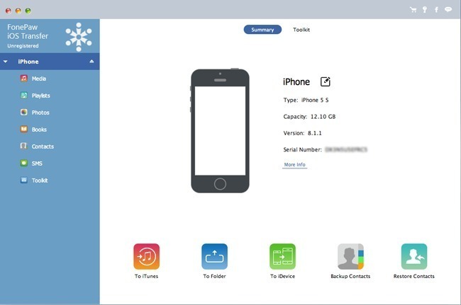 FonePaw iOS Transfer 2.2.0.63517 de FonePaw