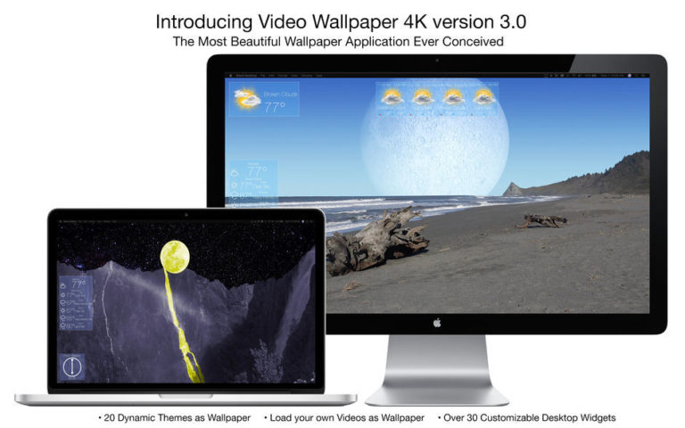 Video Wallpaper 4K 3.0 de Mach Software Design